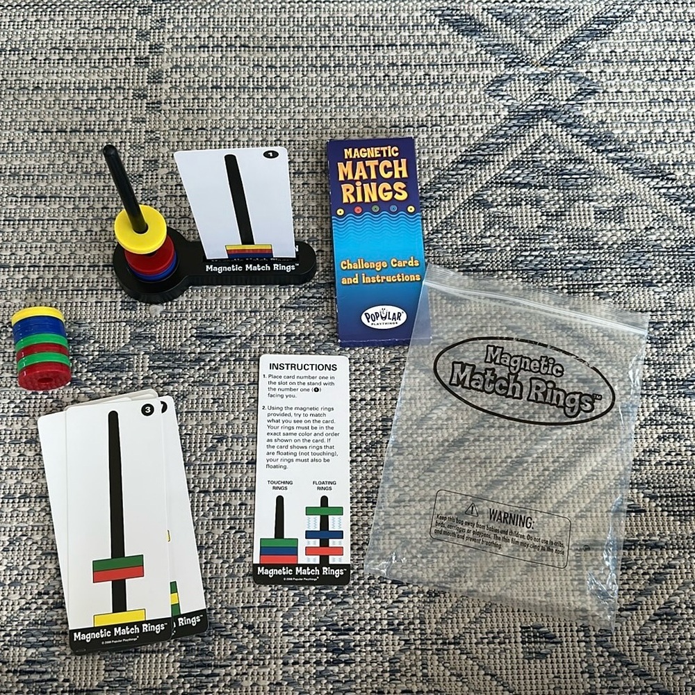 Popular Playthings Magnetic Match Rings - Picture 2 of 2